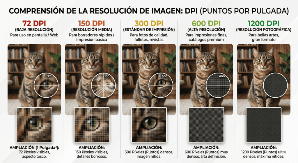 Resolucion de imagen y las diferencias-de-resoluciones-en-dpi